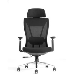Кресло офисное SITUP DEFENDER BLACK chrome (сетка Black/Black)