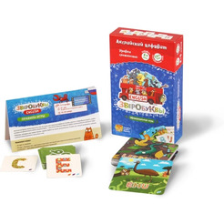 Настольная игра Банда Умников Зверобуквы English УМ043