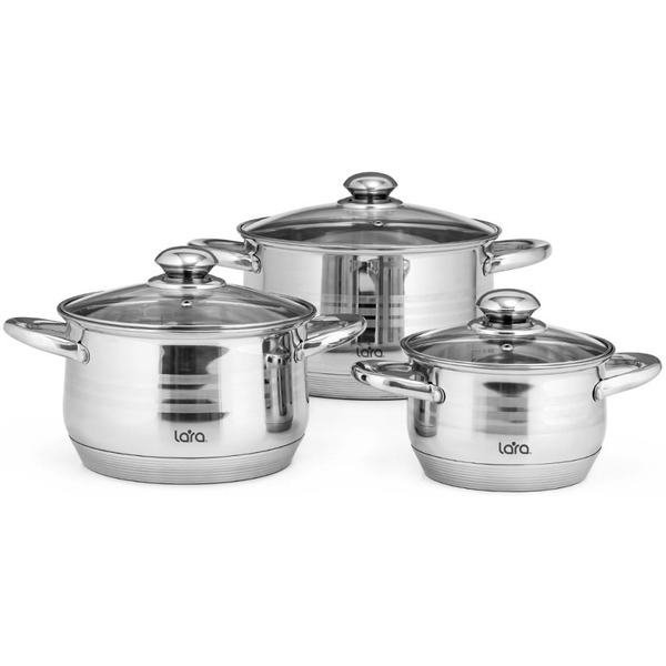 Набор кастрюль Lara Sonata LR02-100