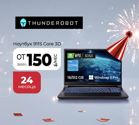 Игровой ноутбук Thunderobot 911S Core 3D JT009K00RRU