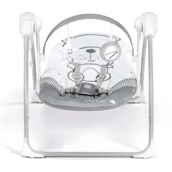 Шезлонг-люлька (качели) CAM SONNOLENTO (0-9кг), Тедди серый S345/247