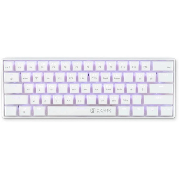 Клавиатура Oklick K763W (белый)