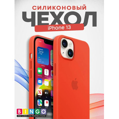 Бампер Bingo Silicone Case для APPLE iPhone 13 Персиковый