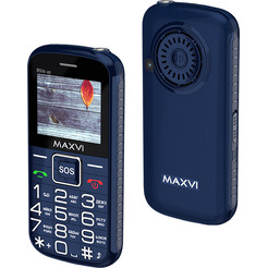 Мобильный телефон Maxvi B5ds up (темно-синий)