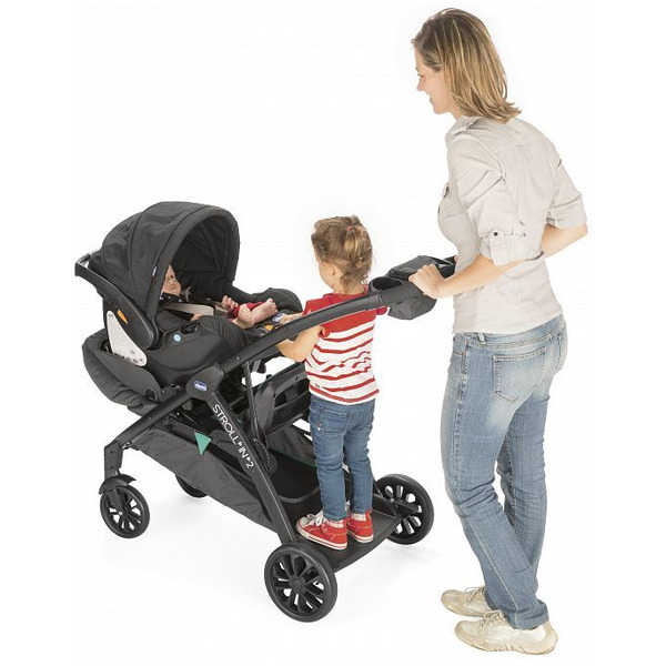 Прогулочная коляска CHICCO Stroll'in'2 (черный/красныйй)