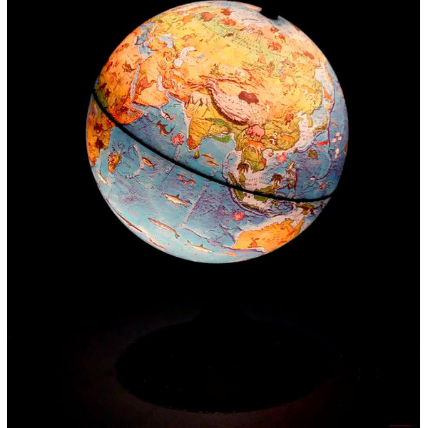 Глобус Globen Зоогеографический с подсветкой k012100206