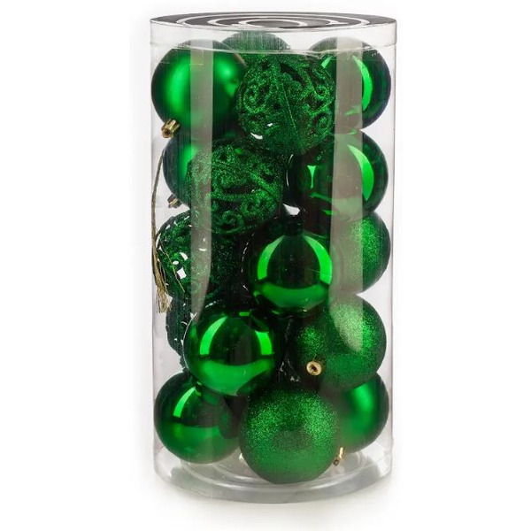 Набор новогодних шаров Ausini VT25-04018-5