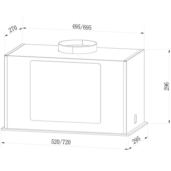 Вытяжка LEX GS Bloc G 600 (черный)