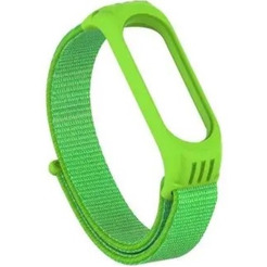 Ремешок Bingo Nylon для Xiaomi Mi Band 5/6 Ярко-зеленый