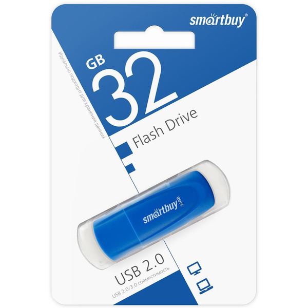USB Flash Smart Buy Scout Blue 32GB (SB032GB2SCB)