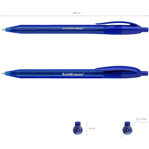Набор шариковых автоматических ручек Erich Krause Matic Original U-208 48075 (2 шт)