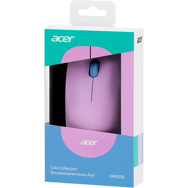 Мышь Acer OMR200 (зеленый/фиолетовый)