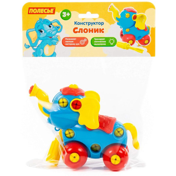 Конструктор Полесье 84453 Слоник