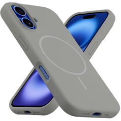 Бампер Bingo Silicone Magnetic для APPLE iPhone 16 Серый