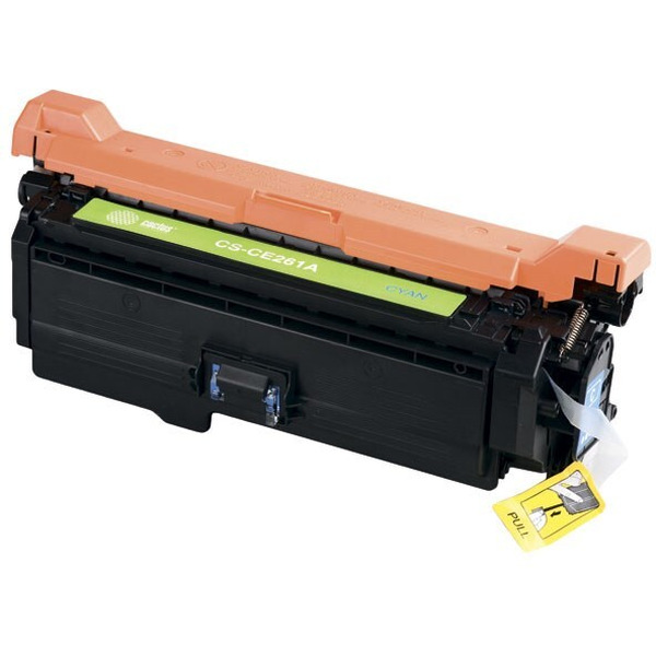 Картридж лазерный Cactus CS-CE261A CE261A голубой (11000стр.) для HP LJ CP4025/CP4525/CM4540