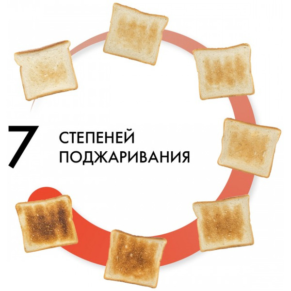 Тостер Atlanta ATH-1031 (красный)