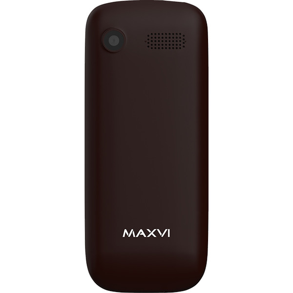 Кнопочный телефон Maxvi K20 (коричневый)