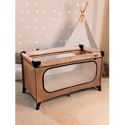 Кровать-манеж Martin Noir Favor (Eridan Вrown)