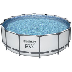 Каркасный бассейн Bestway Steel Pro Max 5612X (427x122 см, с фильтр-насосом и лестницей)