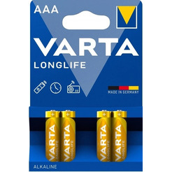 Батарейка VARTA LONGLIFE B4 LR03 AAA