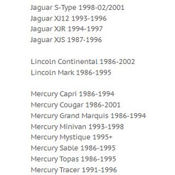 ISO-переходник Incar FO-D05 (Ford, Jaguar, Lincoln, Mercury)