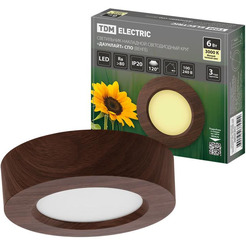 Светильник TDM "Даунлайт" СПО (венге) 6 Вт 120*32 мм 3000К SQ0329-0412