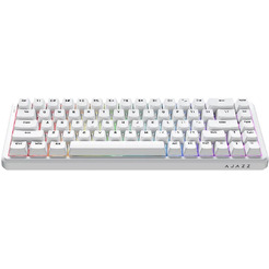 Компьютерная клавиатура AJAZZ AK680 MAX (8+1K) белые клавиши