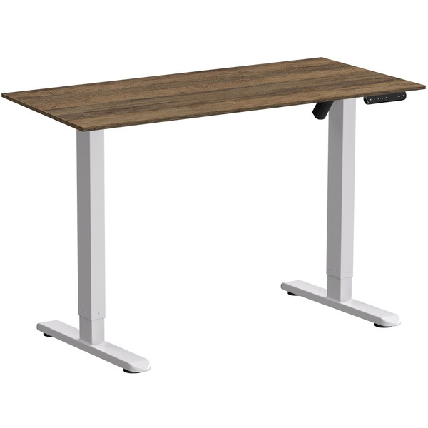 Стол подъемный WellDesk WDE Basic 130x67.5х1.8 (белый/дуб санта-фе винтаж)