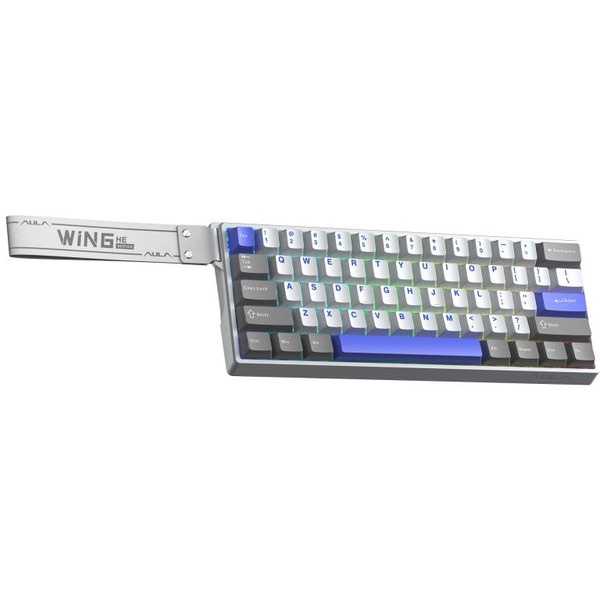 Клавиатура AULA WIN60HE MAX White-Gray-Blue