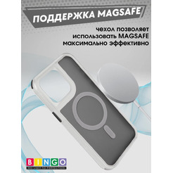 Бампер BINGO Model Magnetic для APPLE iPhone 16 Pro Max черный
