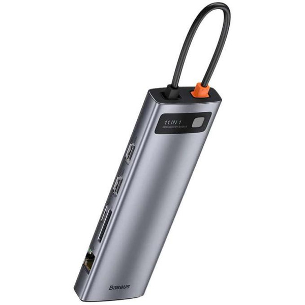 USB-хаб Baseus CAHUB-CT0G (серый)