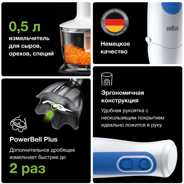 Блендер BRAUN MQ3035WH Sauce