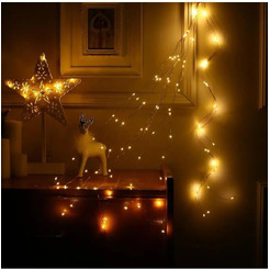 Светодиодная гирлянда Luazon Конский хвост 5206139 (теплый белый)