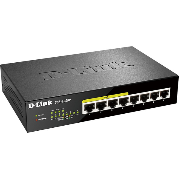 Коммутатор D-Link DGS-1008P