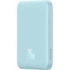 Внешний аккумулятор Baseus Magnetic Wireless PPCX020003 6000mAh (голубой)