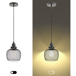 Светильник подвесной ЭРА PL8 BK Б0037455