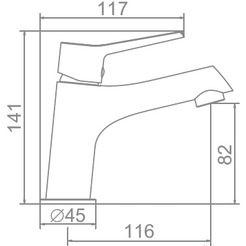 Смеситель Ledeme L1069