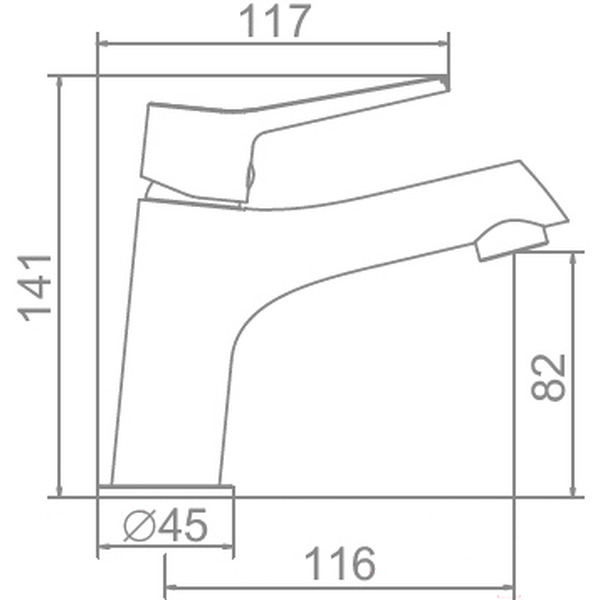 Смеситель Ledeme L1069