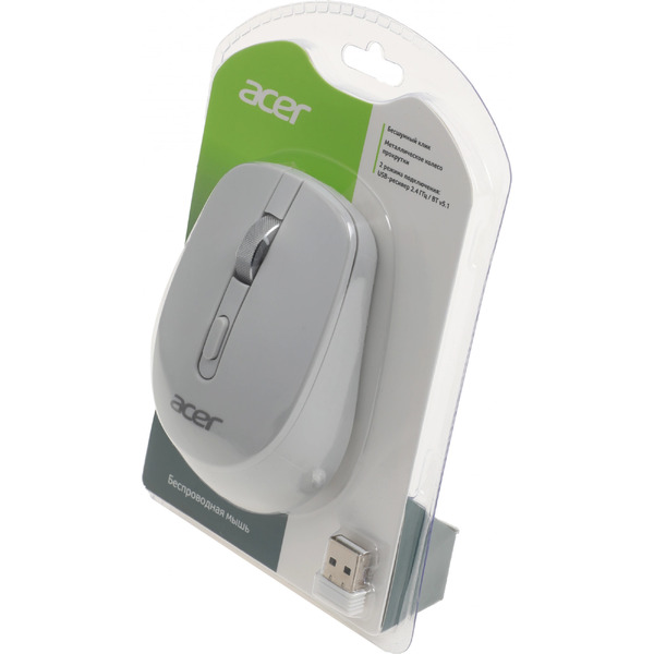 Мышь Acer OMR310 (светло-серый)