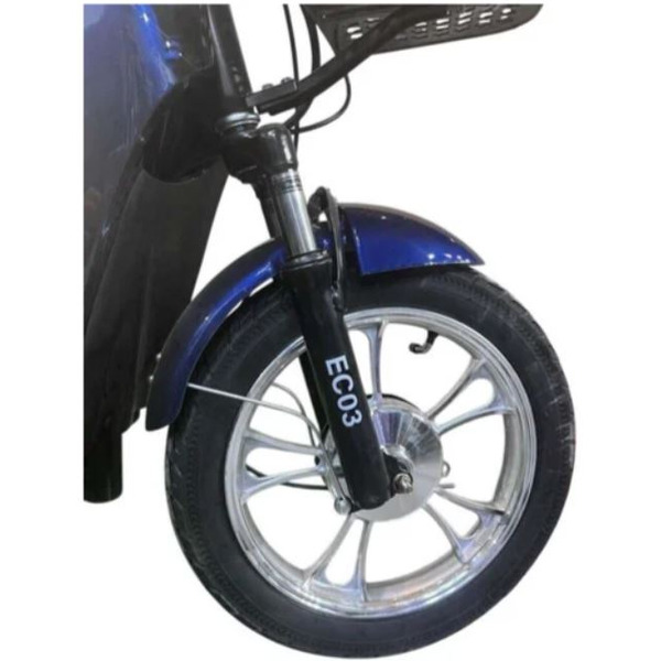 Электровелосипед NOVA EC03 (синий, без цепи)