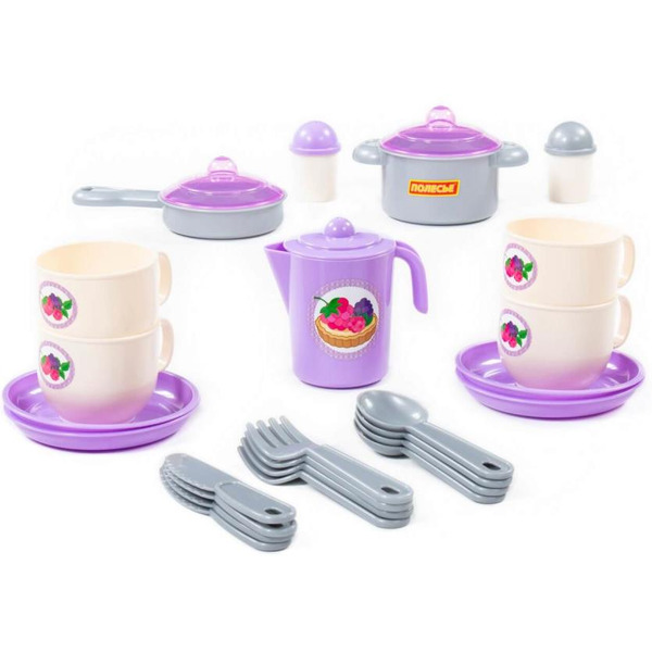 Набор игрушечной посуды Полесье Хозяюшка 80134 (на 4 персоны)