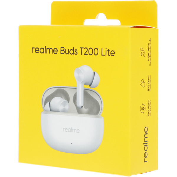 Наушники Realme Buds T200 Lite (серый)