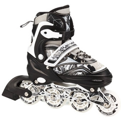 Коньки роликовые RELMAX ТЕ-261А, S (30-33) красный