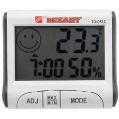 Термогигрометр комнатный REXANT 70-0511
