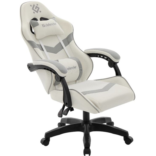 Кресло компьютерное Defender Savage (белый/серый)