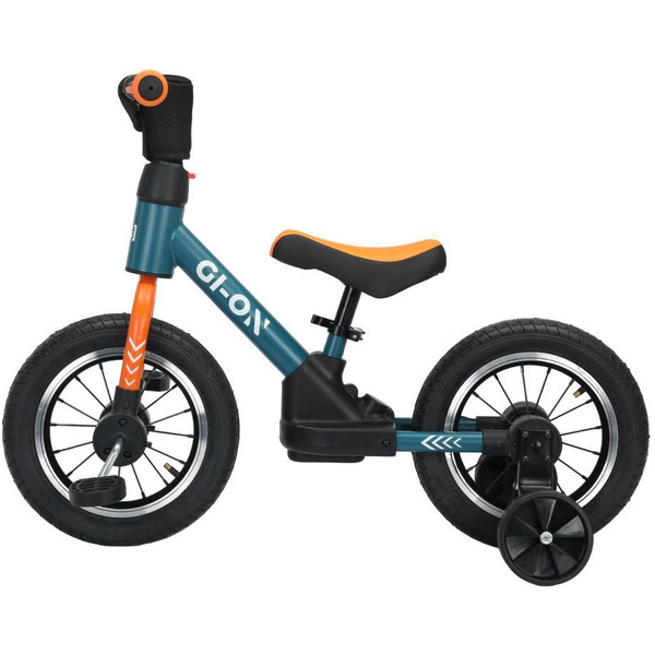 Беговел-велосипед Bubago GI-ON BG111-1 (графит/оранжевый)