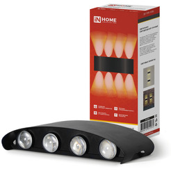 Светильник уличный настенный двусторонний IN HOME ДБУ TWIN-1030BL (4690612051970)