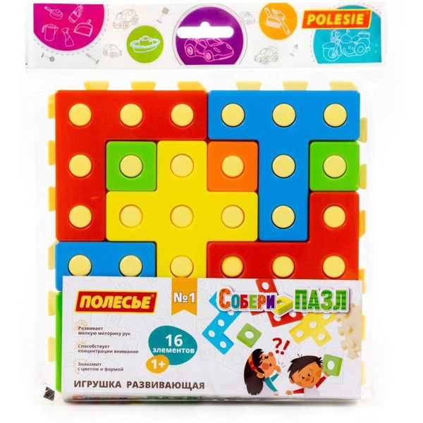 Конструктор Полесье Собери пазл №1 93936