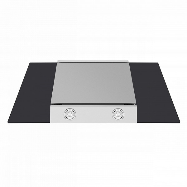 Кухонная вытяжка Maunfeld Gloria 90 (нержавеющая сталь/черное стекло)