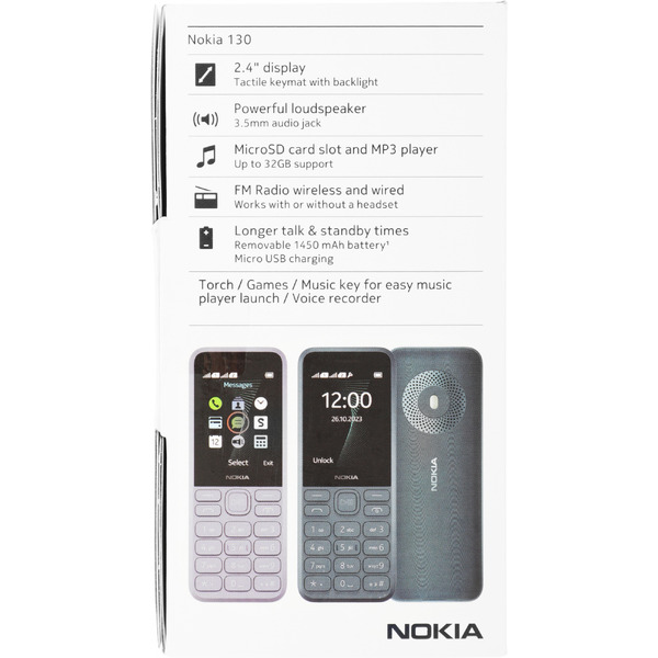 Мобильный телефон Nokia 130 Dual sim TA-1576 (темно-синий)